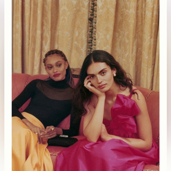 By Anthropologie Sheer Turtleneck Top - Picture 4 of 16